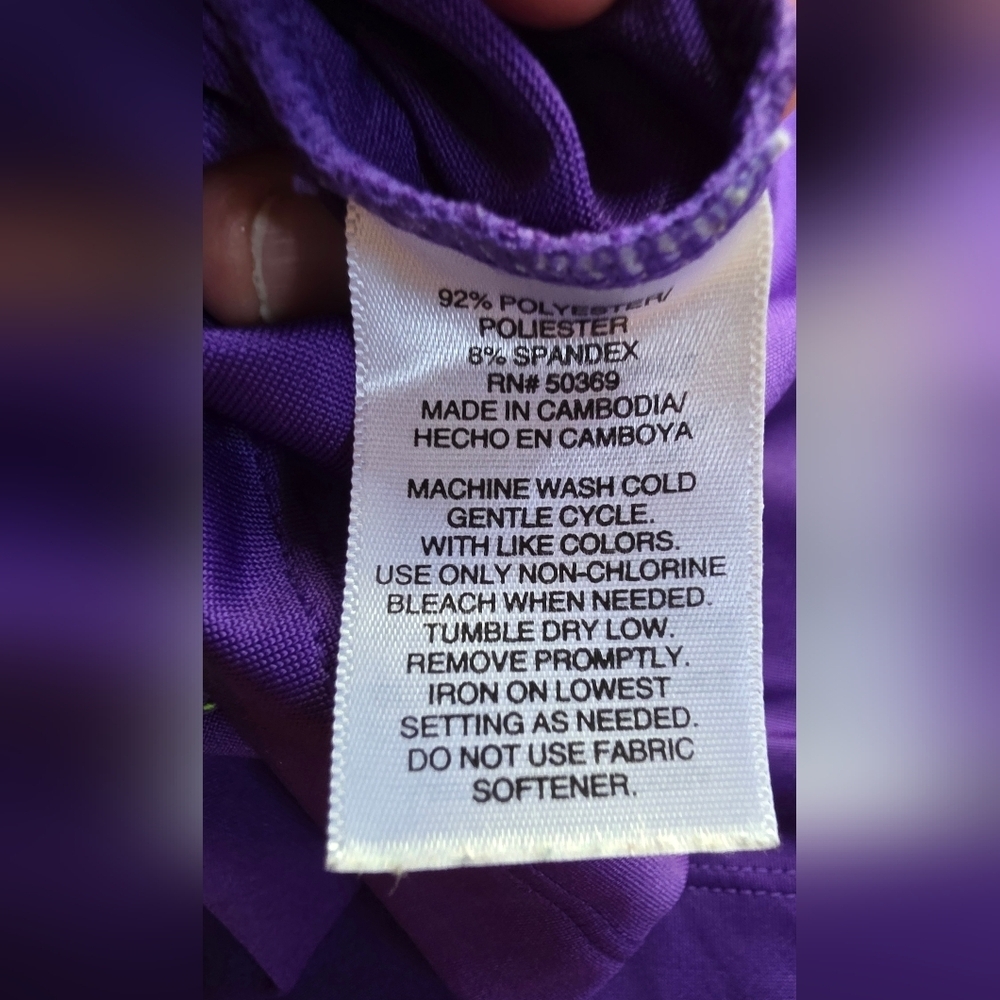 Xersion Tank Top Large Purple Green #TK56 - Picture 6 of 11